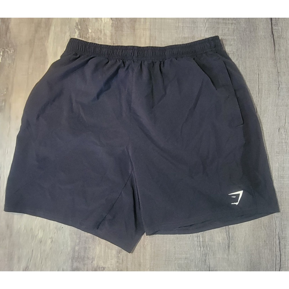 Gymshark Workout Shorts Men's Large Black Running Jogging CrossFit Weightlifting